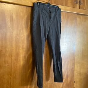 Gray stretch, skinny pants